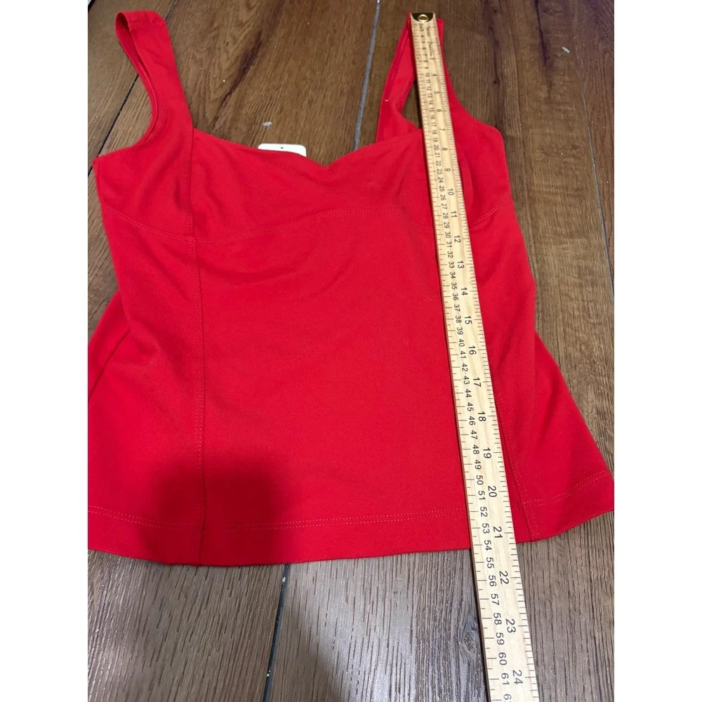 Free People Intimately FP Red Apple Sweetheart Neck Tank Top Size Small NWT - Picture 8 of 9